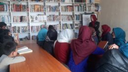 ایجاد کتابخانه‌ای برای دختران محروم از تحصیل در بامیان